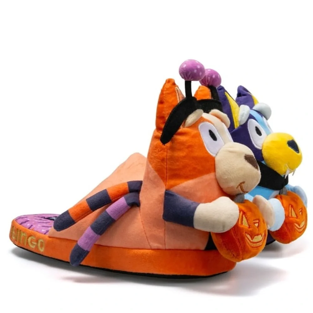 3D Slippers of Bluey & Bingo IM OBSESSED W/THESE. They r PLUSH & Slip Proof  NWT